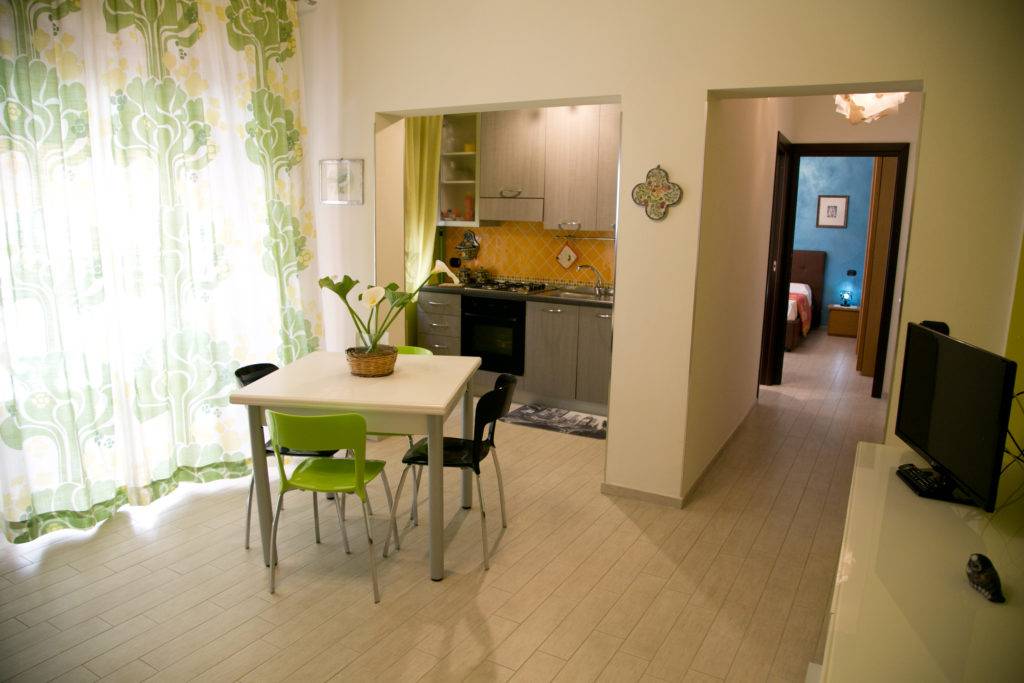 Cucina Appartamenti Letojanni Casa Putti Verde